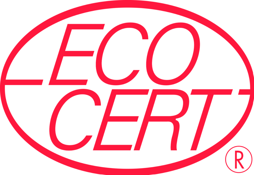 Logo certificazione europea Ecocert per cosmetici biologici e naturali